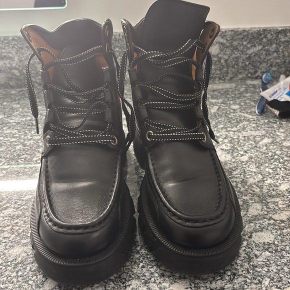 Gucci Black High-Top Chunky Boots - Picture 4 of 4